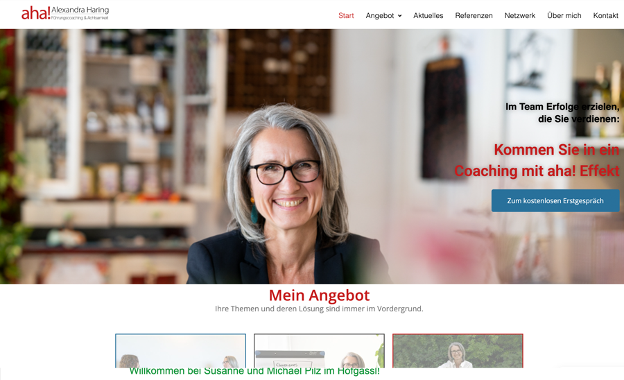 AHA-Coach Alexandra Haring